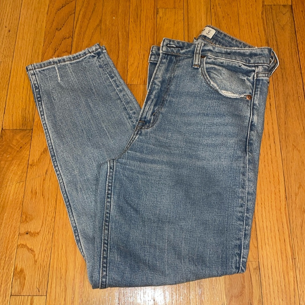 Abercrombie & Fitch The Mom High Rise Curve Love Size 27